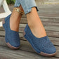 Flache orthopädische Slipper mit Blumenmuster für Damen