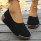 Flache orthopädische Slipper mit Blumenmuster für Damen