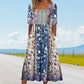 🔥49% OFF🌸✨ Elegantes Kleid mit böhmischem Muster für Frauen