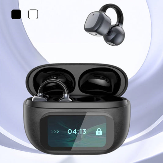 ⏳Begrenzte Zeit 50% Rabatt💥Hightech-Kopfhörer aus dem Jahr 2025🎧Headset mit Ohrclip und intelligentem Farbbildschirm für intelligente Übersetzungen