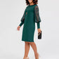 Elegantes Midikleid mit Rundhalsausschnitt für Damen