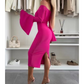 🌟Schulterfreies Midikleid mit Glockenärmeln