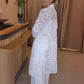 Damenmode Revers Spitze Langes Hemd