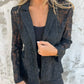 All-Over Spitze Mesh Blazer