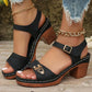 👡Damen Sandalen mit Blockabsatz