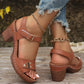 👡Damen Sandalen mit Blockabsatz