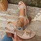 👡Damen Sandalen mit Blockabsatz