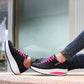 Frauen Casual Mode Atmungsaktiv Dicke Sohle Turnschuhe