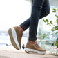 Frauen Casual Mode Atmungsaktiv Dicke Sohle Turnschuhe