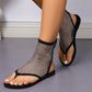 ✨Mesh Diamond Sexy Spitze Flache Sandalen