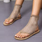 ✨Mesh Diamond Sexy Spitze Flache Sandalen