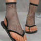 ✨Mesh Diamond Sexy Spitze Flache Sandalen