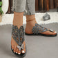 Bequeme flache Sandalen-Hausschuhe für Damen