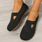 Frauen Wandern Bequem Atmungsaktiv Stricken Flats Schuhe