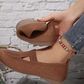 Frauen Wandern Bequem Atmungsaktiv Stricken Flats Schuhe