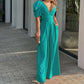 Damen Jumpsuits mit tiefem V-Ausschnitt und weitem Bein