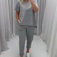 ⏳24-Stunden-Lieferung💥Zweiteiliges Set aus Kurzarmoberteilen und -hosen für Damen
