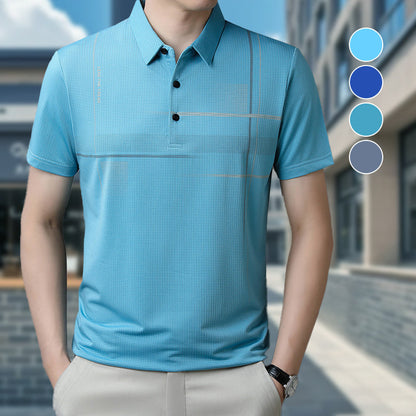 💥 Lockeres, cooles, atmungsaktives Revers-T-Shirt für Herren