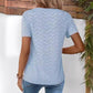 Lässiges Damen-T-Shirt mit Rundhalsausschnitt und kurzen Ärmeln