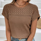 💥Hot Sales-49% OFF🍃 Gestrickte Mesh Short Sleeve Top