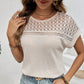 💥Hot Sales-49% OFF🍃 Gestrickte Mesh Short Sleeve Top