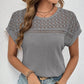 💥Hot Sales-49% OFF🍃 Gestrickte Mesh Short Sleeve Top