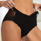Sexy Damen-Slip aus floraler Spitze und Netzstoff