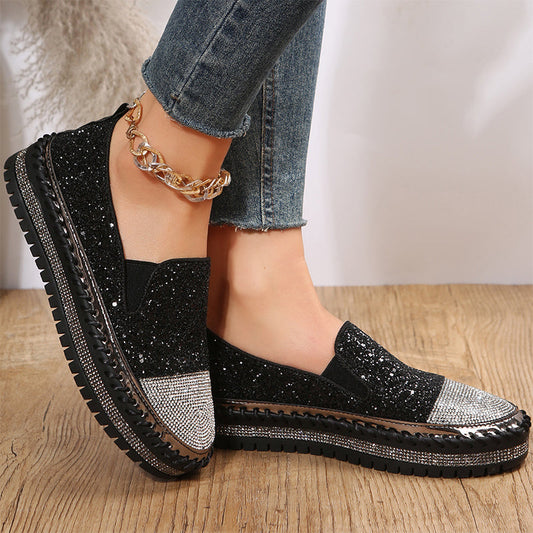 Modische Loafer mit dicker Sohle für Damen