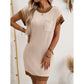 Damen T-Shirt A-Linie Minikleid