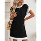 Damen T-Shirt A-Linie Minikleid