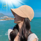 ☀️Sommer-Hot-Sale☀️Damen-Sonnenhut mit breiter Krempe und Sonnenschutz