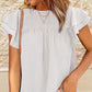 Elegantes, lockeres, gepunktetes Damen-Top