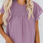 Elegantes, lockeres, gepunktetes Damen-Top