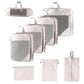 Leichtes Reisekoffer-Organizer-Taschen-Set
