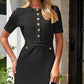 Elegantes, klassisches Slim-Fit-Kleid für Damen