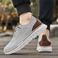 Atmungsaktive, leichte Strick-Sneaker für Herren mit Patchwork-Design