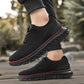 Atmungsaktive, leichte Strick-Sneaker für Herren mit Patchwork-Design