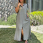 ❤️Lässiges Hemdblusenkleid mit Knopfleiste und Seitenschlitz für Damen
