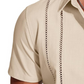 Lässiges Button-Down-Kurzarmhemd für Herren
