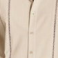 Lässiges Button-Down-Kurzarmhemd für Herren