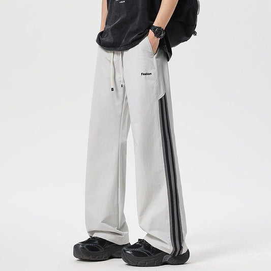 Herrenhose mit elastischer Taille und Kordelzug im lockeren Schnitt