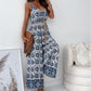 Trendiger rückenfreier Jumpsuit für Damen mit Quastengürtel