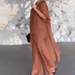 Damen-Set aus asymmetrischem Oberteil und lockerer Hose