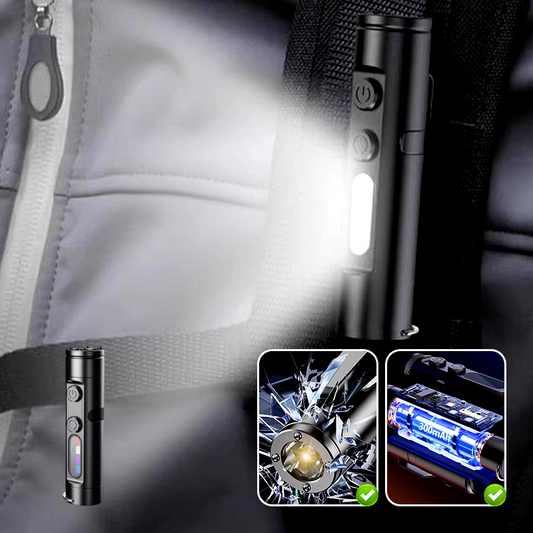 🔦✨ Taktische Taschenlampe mit 9 Lichtmodi – Kompakt, Robust &amp; Multifunktional für Outdoor &amp; Notfälle! ✨