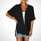 🌼 SOMMER-SONDERANGEBOT 50% RABATT! ✨ Kurzarm-Strickjacke – Fließend, Leicht, Vielseitig, 2026 Stil ☀️