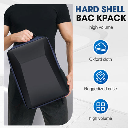 Leichter Hardshell-Rucksack mit großem Fassungsvermögen