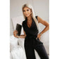 ☀️Frauen ärmelloser V-Ausschnitt Solid Jumpsuit🕊️