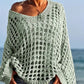 🎉Limited Sale🎉Frauen lässig solide Farbe häkeln stricken Top
