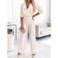 🌸Neue Ankunft 50%OFF💖 Damen Mode V-Ausschnitt Top und Hose Set