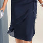 Damen elegantes, modisches und einfarbiges Kleid